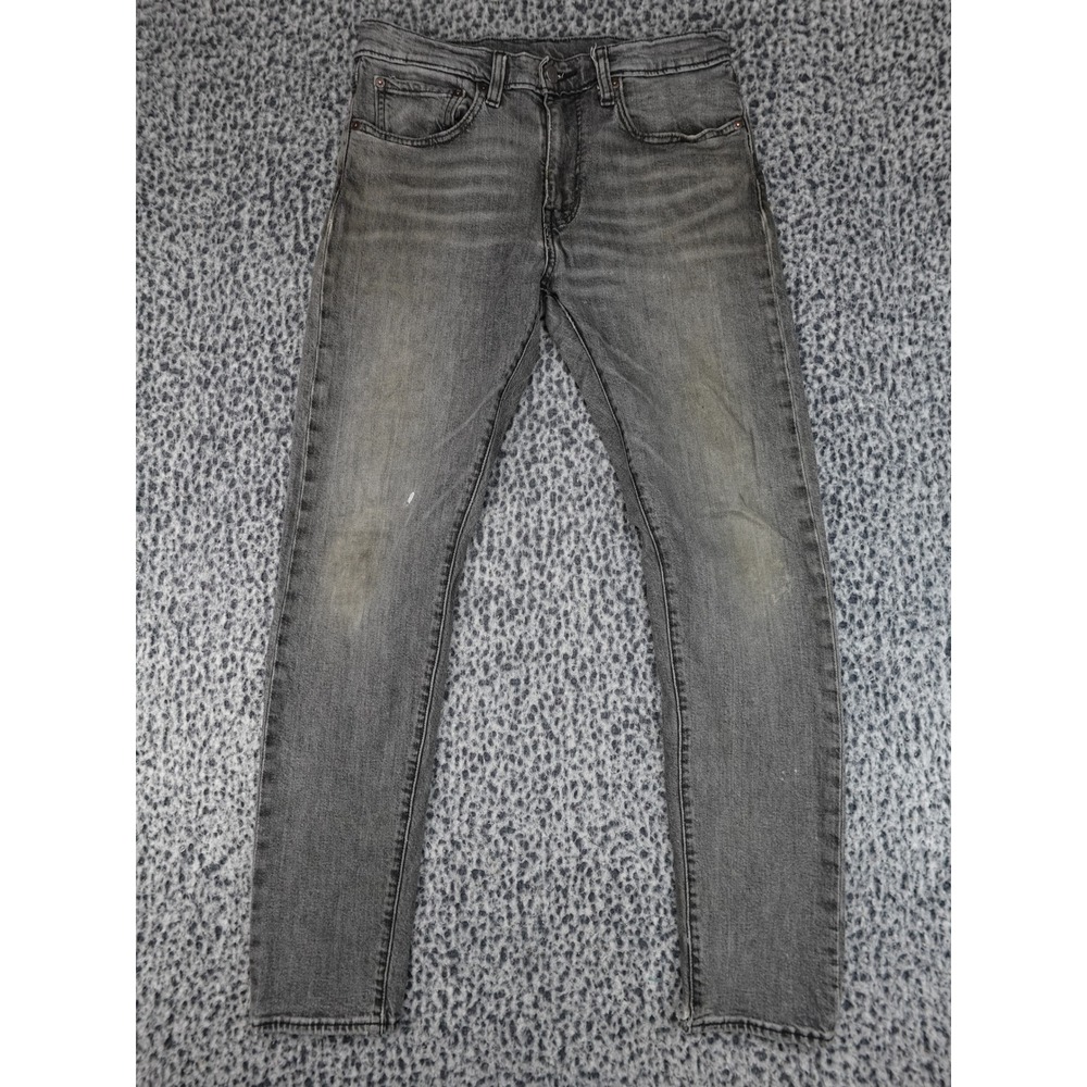 Levis 512 Slim Taper Jeans Mens 31x32 Grey Good Faded Denim 28833-0999